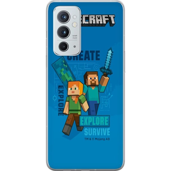 OnePlus 9RT 5G Läpinäkyvä kuori Minecraft Luolastot