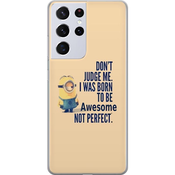 Samsung Galaxy S21 Ultra 5G Läpinäkyvä kuori Minions