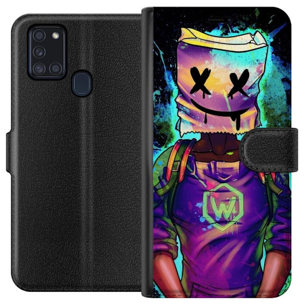 Samsung Galaxy A21s Plånboksfodral Fortnite Marshmello