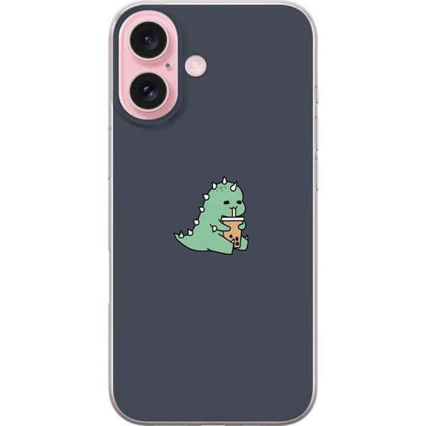 Kompatibelt Mobilskal till Apple iPhone 16 Dinosaurie