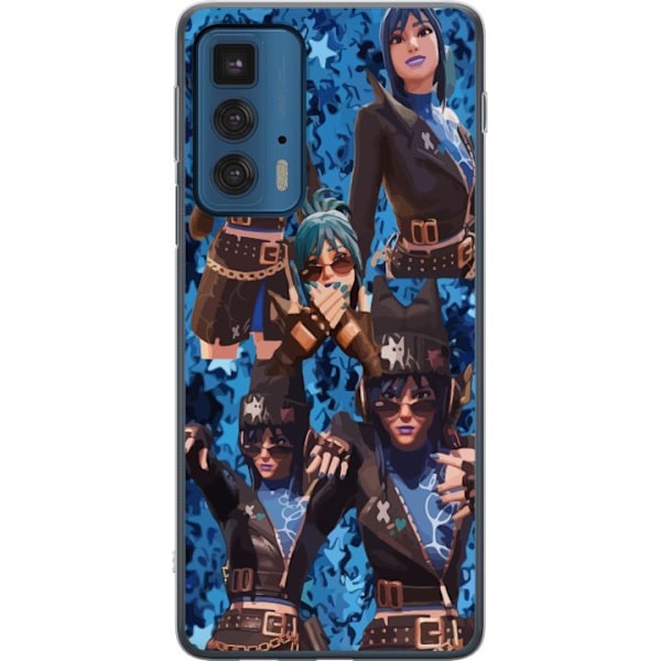 Motorola Edge 20 Pro Gennemsigtig cover Fortnite