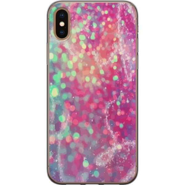 Apple iPhone XS Cover / Mobilcover - Glitter