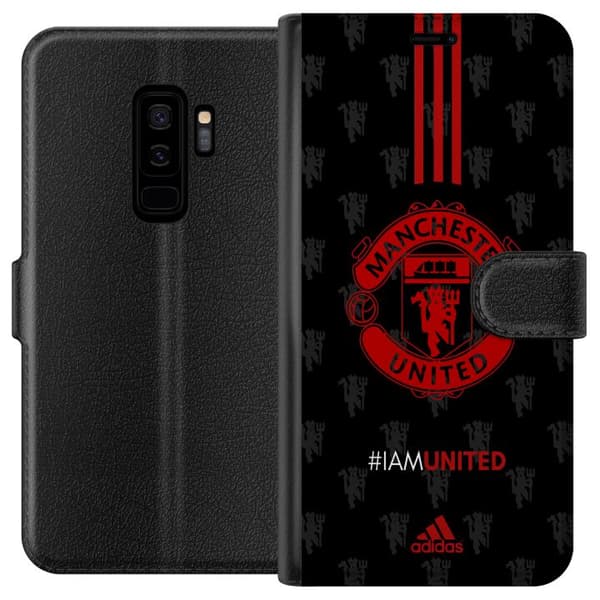 Kompatibel Tegnebogsetui til Samsung Galaxy S9+ Manchester United