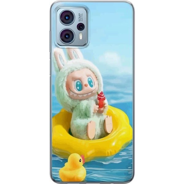 Motorola Moto G23 Läpinäkyvä kuori Labubu Macaron-sarja