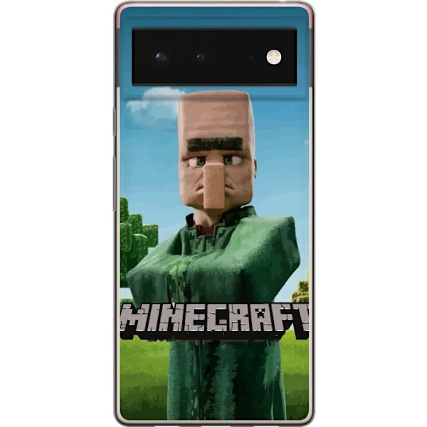 Google Pixel 6 Läpinäkyvä kuori A Minecraft Movie