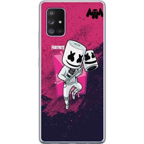 Samsung Galaxy A71 5G Gennemsigtig cover Marshmello Fortnite S