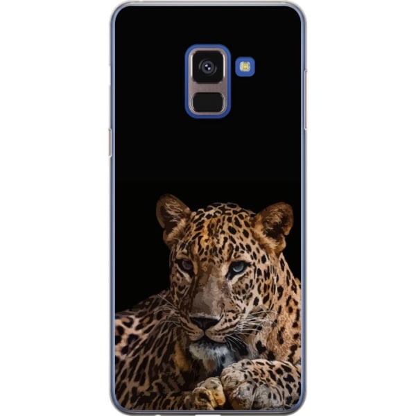Samsung Galaxy A8 (2018) Gjennomsiktig deksel Leopard