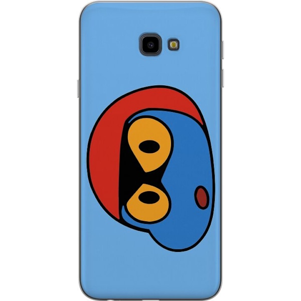 Samsung Galaxy J4+ Läpinäkyvä kuori Bold Bot Head