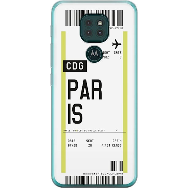 Motorola Moto G9 Play Gennemsigtig cover Paris