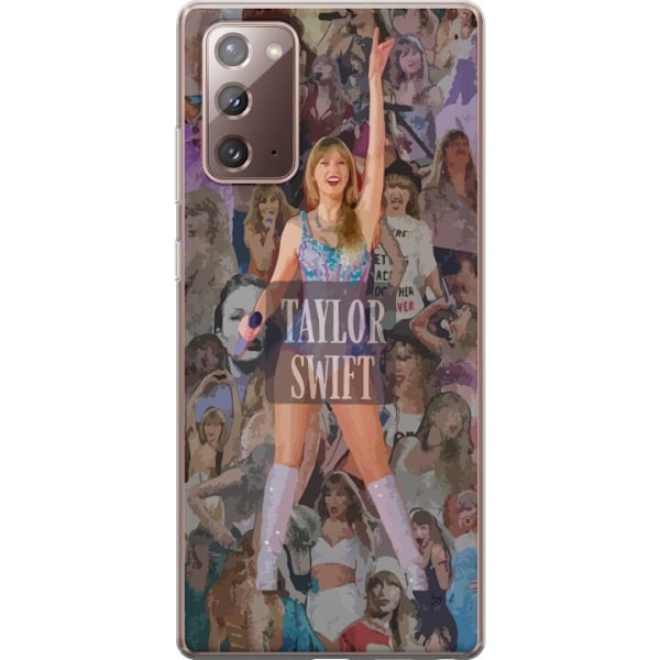 Samsung Galaxy Note20 Läpinäkyvä kuori Taylor Swift