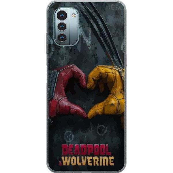 Nokia G11 Genomskinligt Skal Wolverine Deadpool