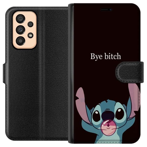 Yhteensopiva Lompakkokotelo Samsung Galaxy A33 5G Bye bitch, Stitch