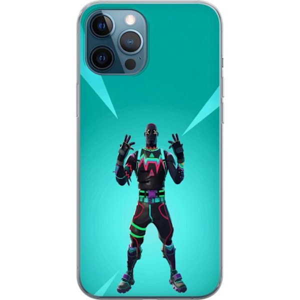Apple iPhone 12 Pro Gjennomsiktig deksel svart ridder fortnite
