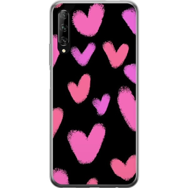 Huawei P smart Pro 2019 Gennemsigtig cover Store Hjerter