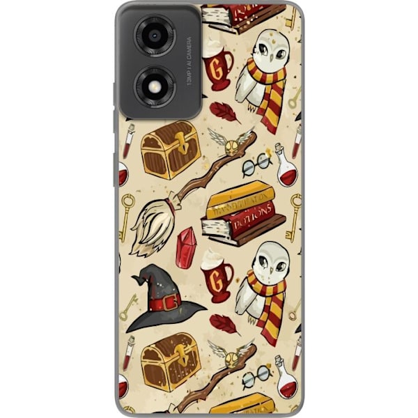 Motorola Moto E14 Genomskinligt Skal Harry Potter