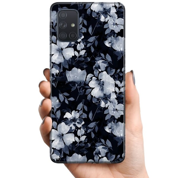 Samsung Galaxy A71 TPU Mobilcover Blomster