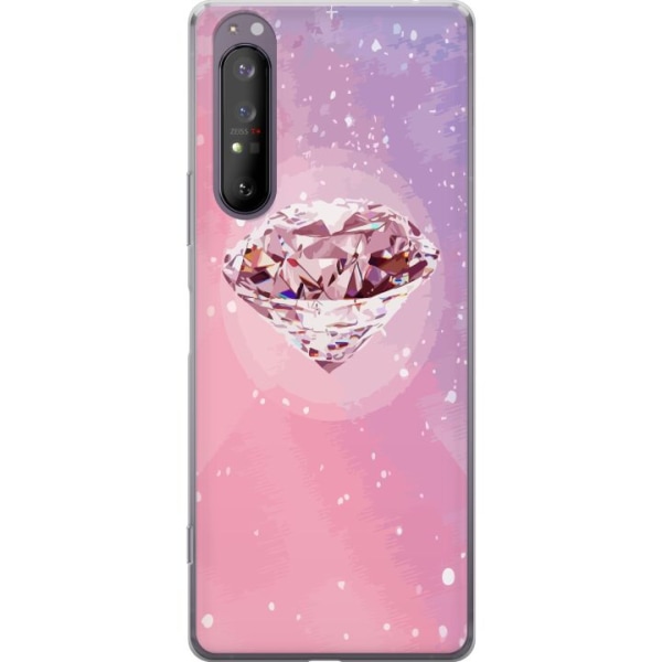 Sony Xperia 1 II Gennemsigtig cover Glitter Diamant