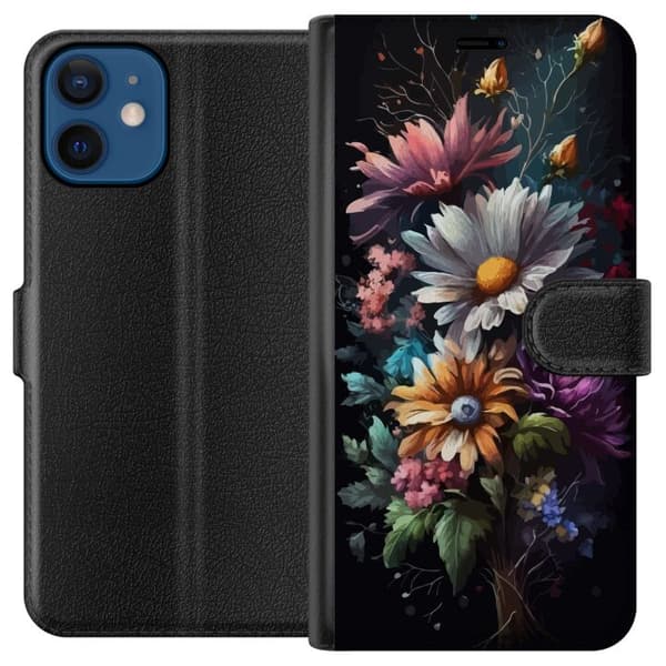 Yhteensopiva Lompakkokotelo Apple iPhone 12 Kukat