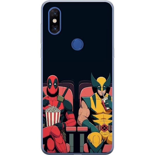 Xiaomi Mi Mix 3 Gennemsigtig cover Deadpool & Wolverine