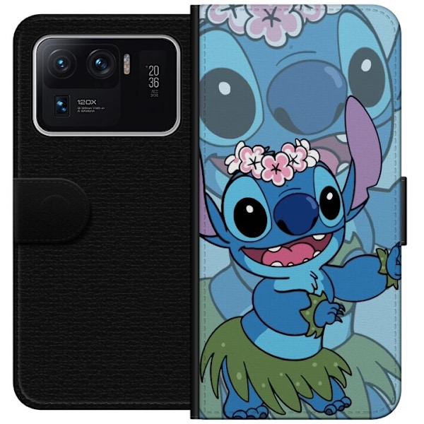 Xiaomi Mi 11 Ultra Tegnebogsetui Stitch under Stjernerne - Mag