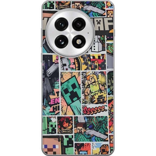 OnePlus 13 Läpinäkyvä kuori Minecraft Taide