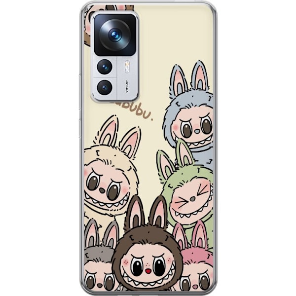 Xiaomi 12T Pro Gennemsigtig cover Labubu Pastel Collection