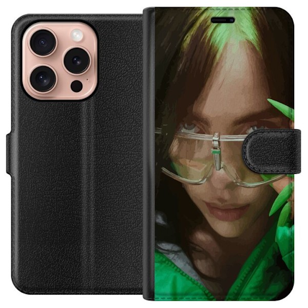 Apple iPhone 16 Pro Lompakkokotelo Billie Eilish