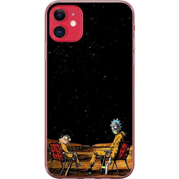 Apple iPhone 11 Läpinäkyvä kuori Rick ja Morty