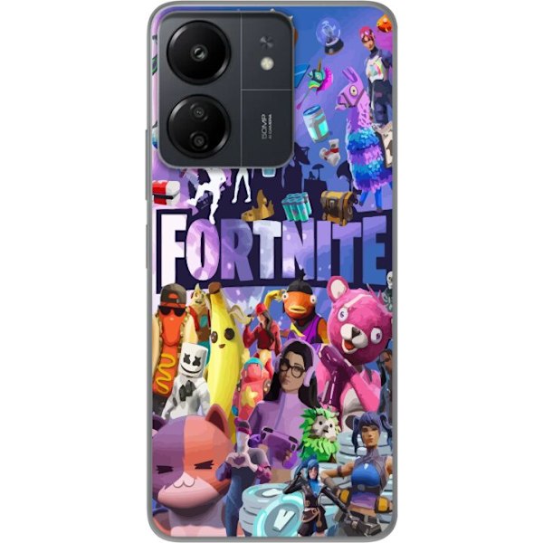 Xiaomi Redmi 13C Gennemsigtig cover Fortnite