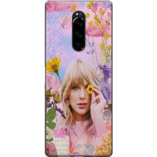 Sony Xperia 1 Genomskinligt Skal Taylor Swift - Blomma