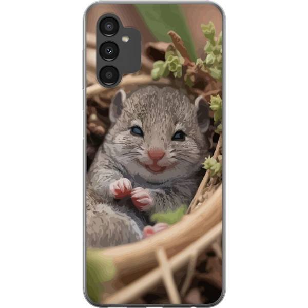 Samsung Galaxy A04s Gennemsigtig cover Rotte Smilende Dyremotiv By Motiv Urban Grafisk Design Populært Sjovt Motiv Kunstart Stil