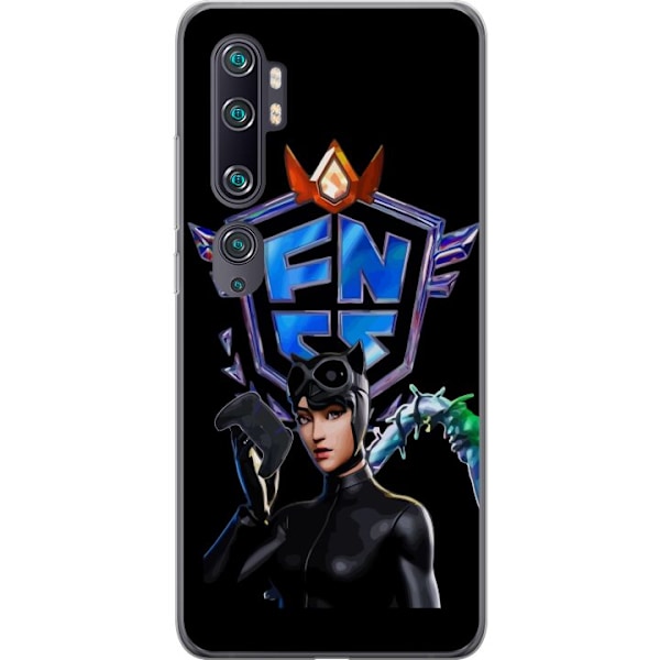 Xiaomi Mi Note 10 Gennemsigtig cover Fortnite