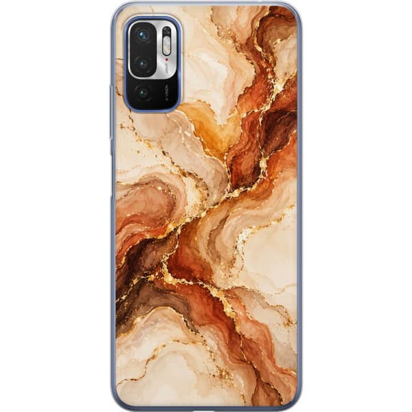 Kompatibelt Mobildeksel til Xiaomi Redmi Note 10 5G Høstagat beige