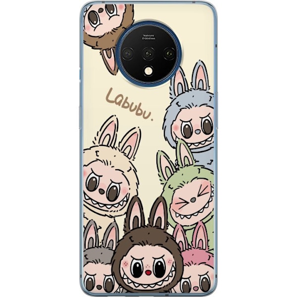 OnePlus 7T Genomskinligt Skal Labubu Pastel Collection