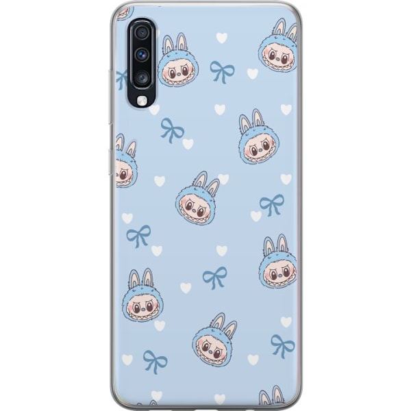 Samsung Galaxy A70 Läpinäkyvä kuori Labubu Tuli Henki