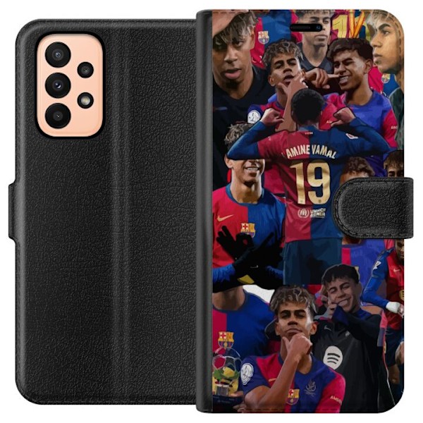 Samsung Galaxy A23 Tegnebogsetui Lamine Yamal mobilcover til fodboldfans