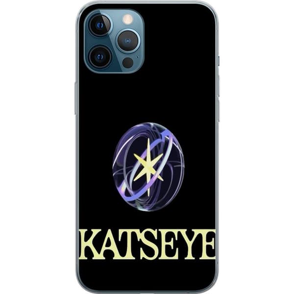 Kompatibelt Mobilskal till Apple iPhone 12 Pro Max KATSEYE logotyp svart