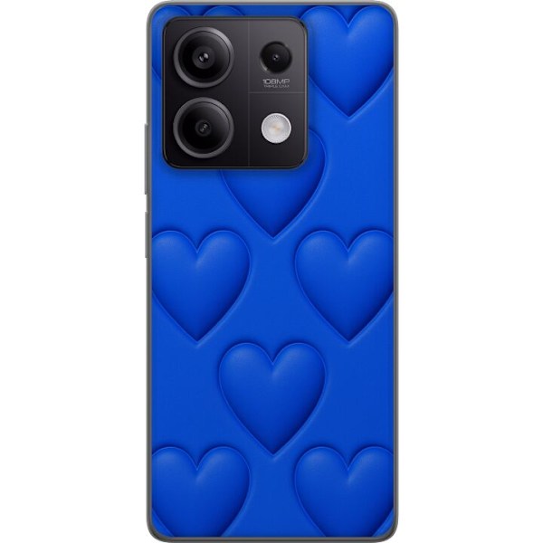 Xiaomi Redmi Note 13 Pro Läpinäkyvä kuori Siniset Sydämet