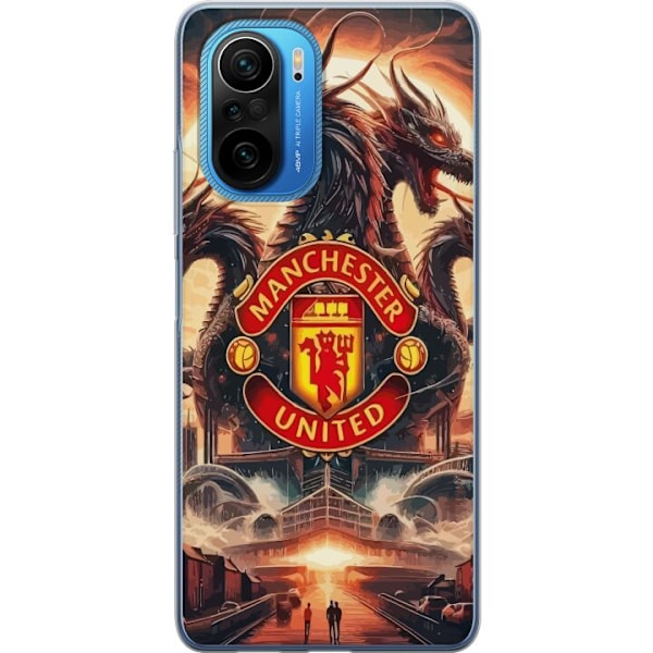 Xiaomi Poco F3 Gennemsigtig cover Manchester United