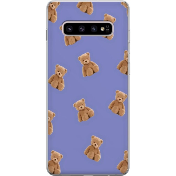 Samsung Galaxy S10+ Gennemsigtig cover Flyvende bjørne