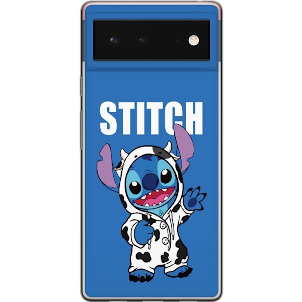 Google Pixel 6 Genomskinligt Skal Stitch