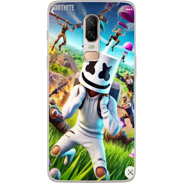 OnePlus 6 Gjennomsiktig deksel Fortnite