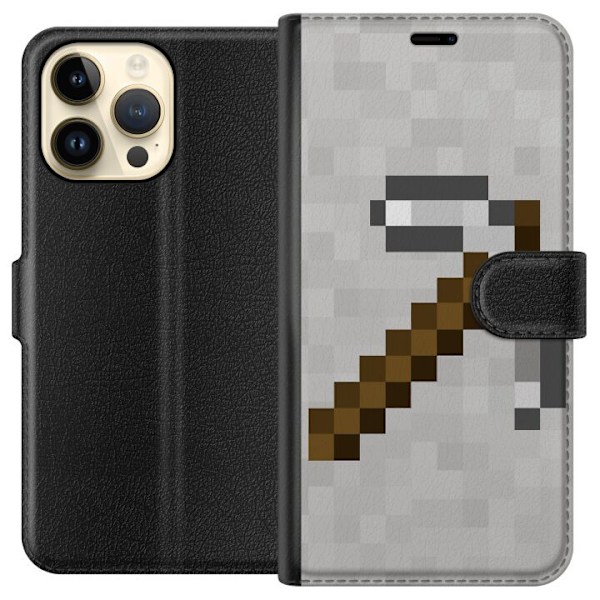Apple iPhone 15 Pro Max Plånboksfodral Minecraft Tools