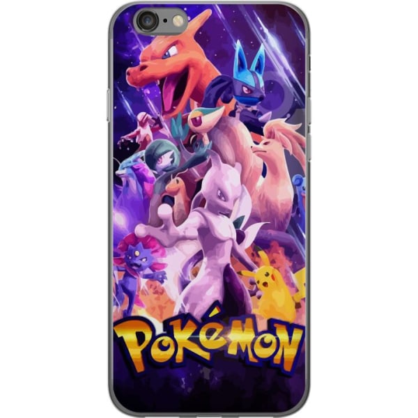 Apple iPhone 6s Gjennomsiktig deksel Pokémon