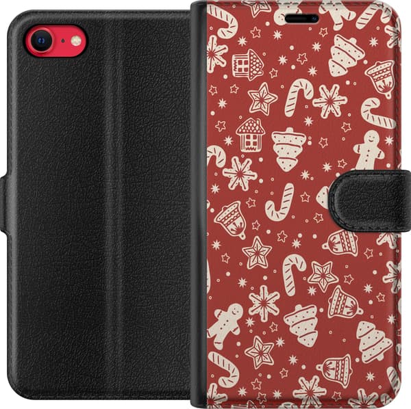 Yhteensopiva Lompakkokotelo Apple iPhone SE (2020) Hyvää joulua
