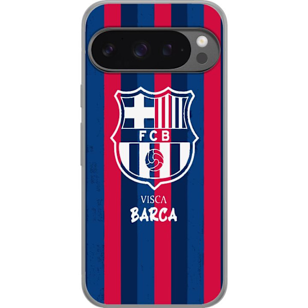 Google Pixel 9 Pro XL Genomskinligt Skal FC Barcelona