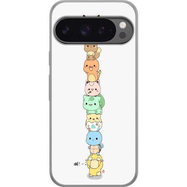 Google Pixel 9 Pro XL Gennemsigtig cover Pokemon