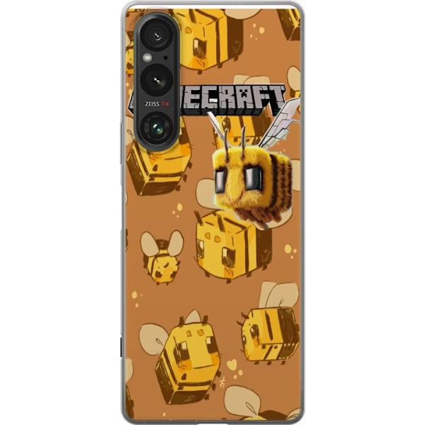 Sony Xperia 1 V Genomskinligt Skal Minecraft Bi