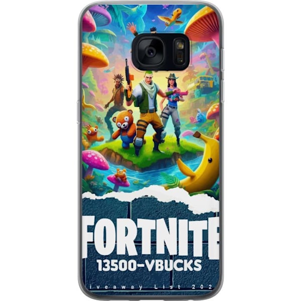 Samsung Galaxy S7 Gennemsigtig cover Fortnite