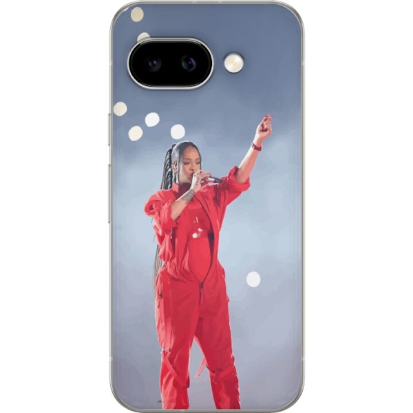 Google Pixel 9a Läpinäkyvä kuori Rihanna – Trendsetting Looks & Style